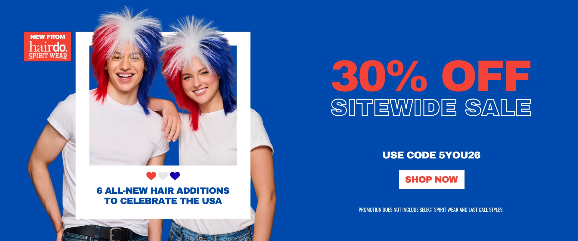30% OFF SITEWIDE with code 5YOU26