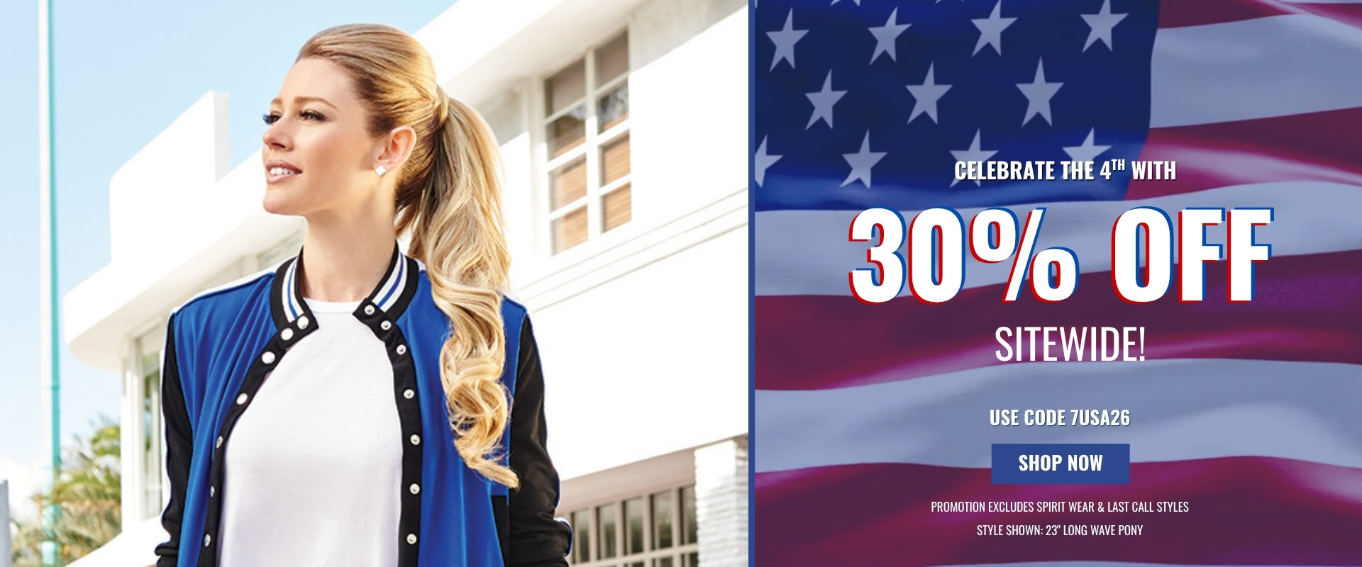 30% OFF Sitewide with code 7USA26