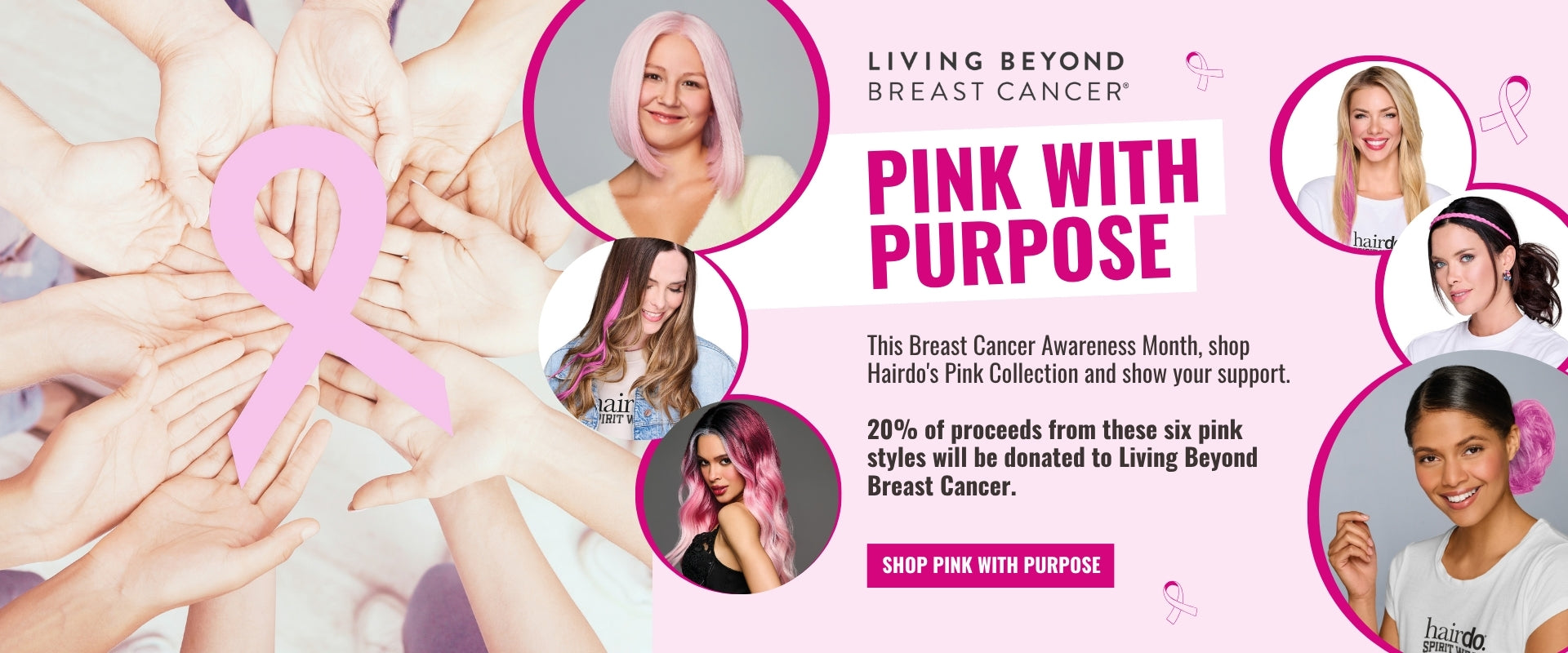 Help us support Living Beyond Breast Cancer while you shop pink this October