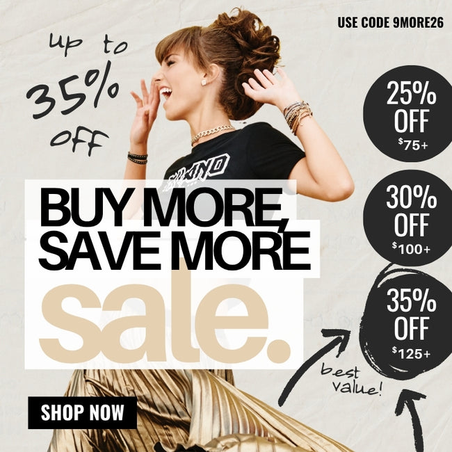 Up to 35% OFF your haul with code 9MORE26