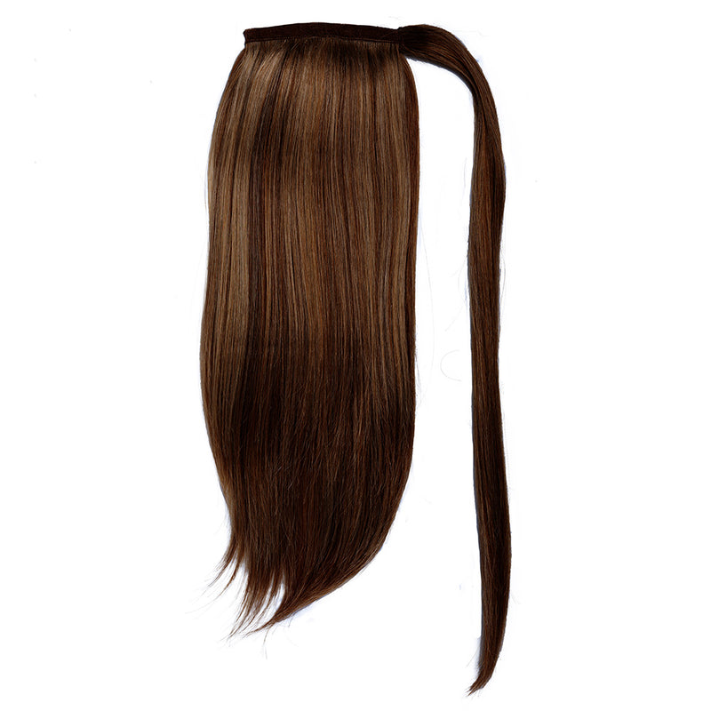 16 INCH HUMAN HAIR WRAP-AROUND PONY