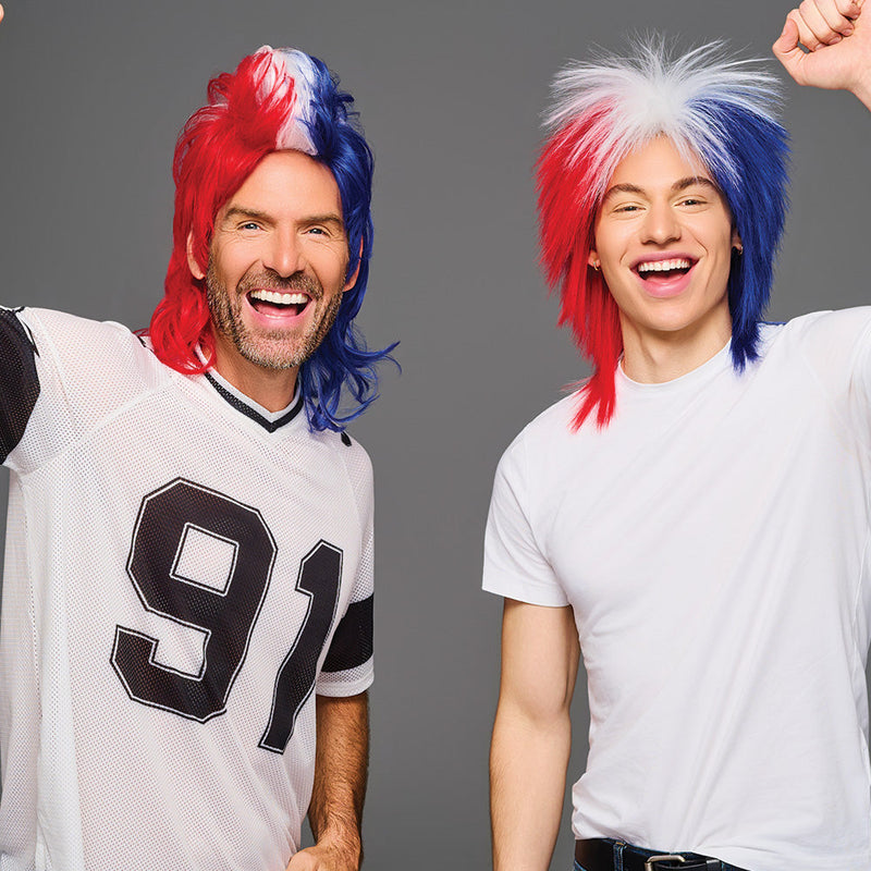 SPIRIT WEAR SPIKY SPIRIT WIG - GOLD 116 & BLACK