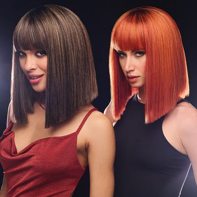 The Fringe Effect in color TT1B6934 Deep Root Glazed Pecan and color SS31 Rooted Flame