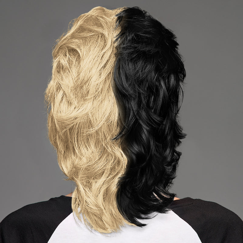 SPIRIT WEAR MVP MULLET WIG IN COLOR GOLD 7502 & BLACK