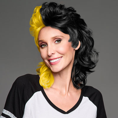 SPIRIT WEAR MVP MULLET WIG IN COLOR GOLD 116 & BLACK
