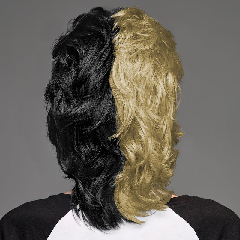 SPIRIT WEAR MVP MULLET WIG IN COLOR GOLD 4525 & BLACK