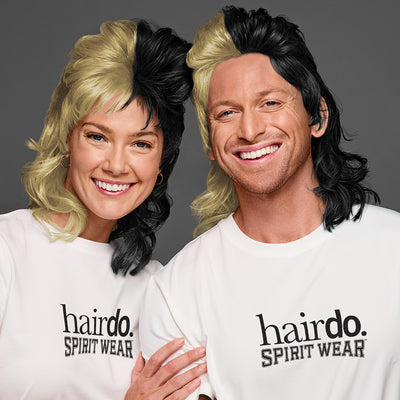 SPIRIT WEAR MVP MULLET WIG IN COLOR GOLD 4525 & BLACK
