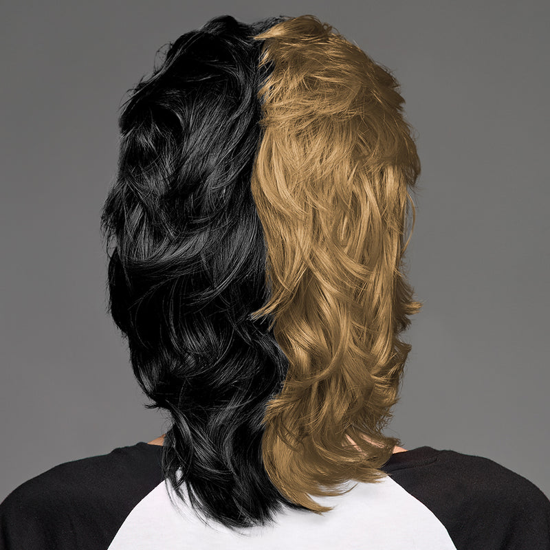 SPIRIT WEAR MVP MULLET WIG IN COLOR GOLD 873 & BLACK