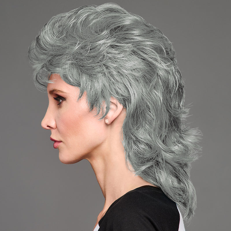 SPIRIT WEAR MVP MULLET WIG IN COLOR GRAY 421