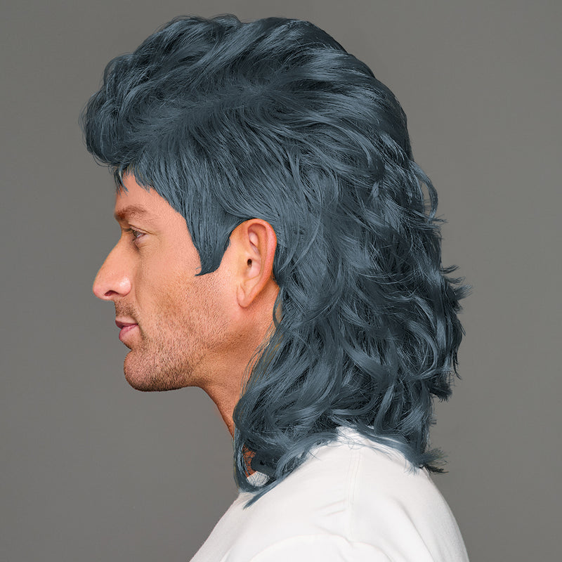 SPIRIT WEAR MVP MULLET WIG IN COLOR GRAY 431