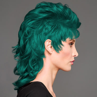 SPIRIT WEAR MVP MULLET WIG IN COLOR GREEN 330