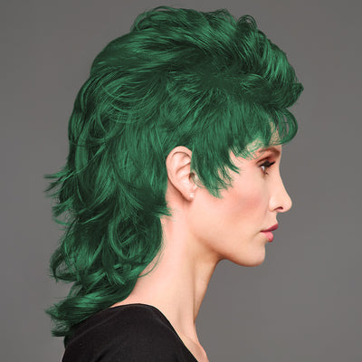 SPIRIT WEAR MVP MULLET WIG IN COLOR GREEN 3435
