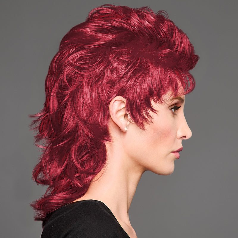 SPIRIT WEAR MVP MULLET WIG IN COLOR MAROON 202