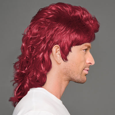 SPIRIT WEAR MVP MULLET WIG IN COLOR MAROON 202