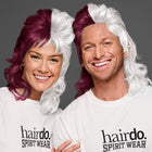 SPIRIT WEAR MVP MULLET WIG IN COLOR MAROON 505 & WHITE