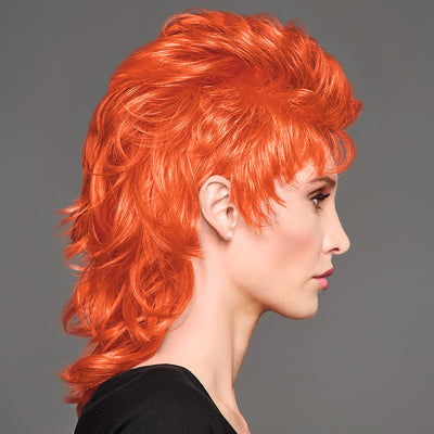 SPIRIT WEAR MVP MULLET WIG IN COLOR ORANGE 1665