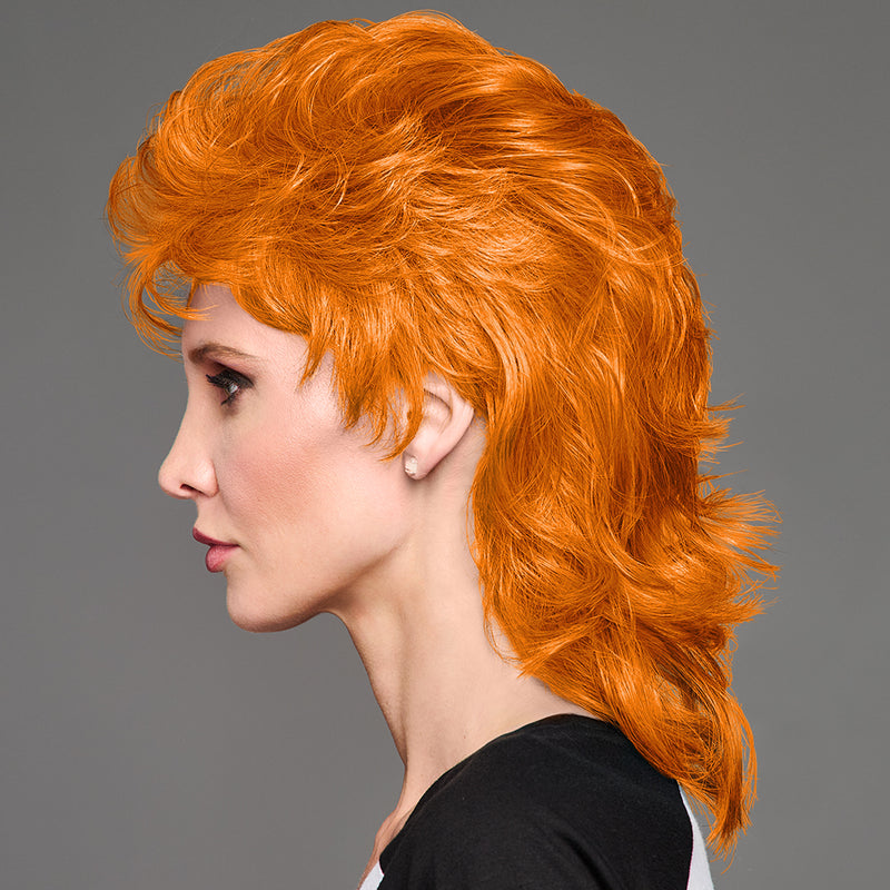 SPIRIT WEAR MVP MULLET WIG IN COLOR ORANGE 158