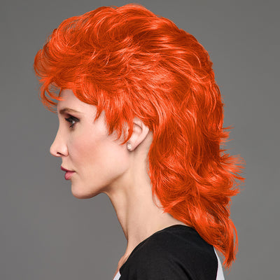 SPIRIT WEAR MVP MULLET WIG IN COLOR ORANGE 172