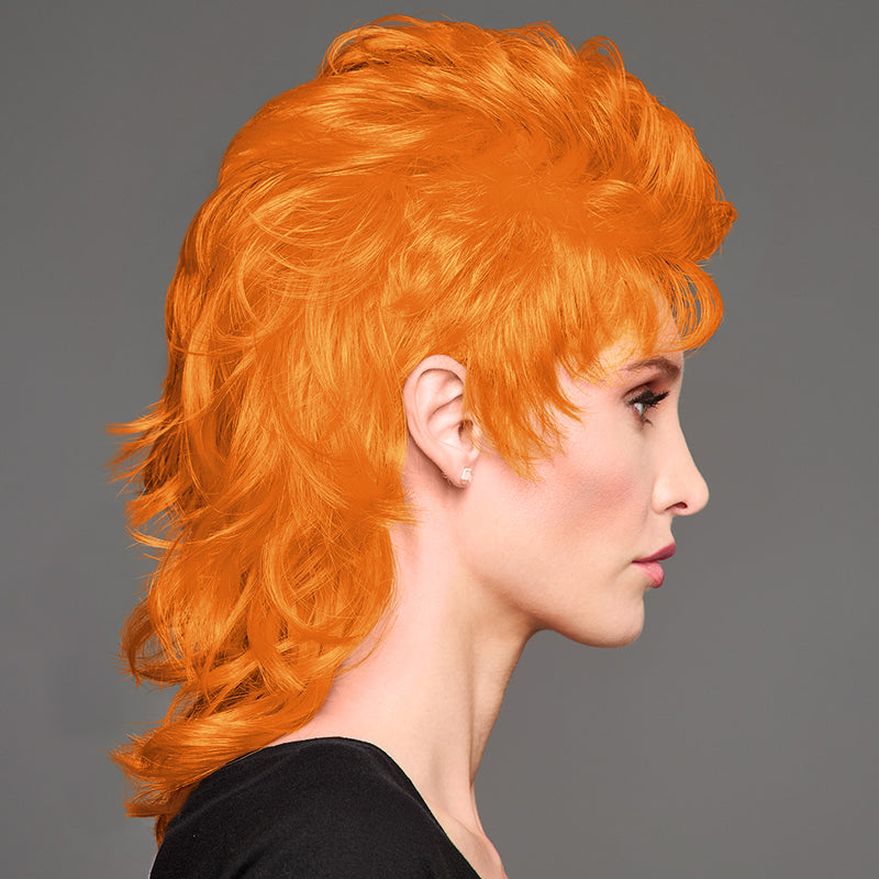 SPIRIT WEAR MVP MULLET WIG IN COLOR ORANGE 151