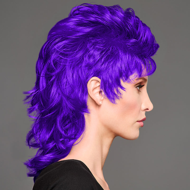 SPIRIT WEAR MVP MULLET WIG IN COLOR PURPLE 2685