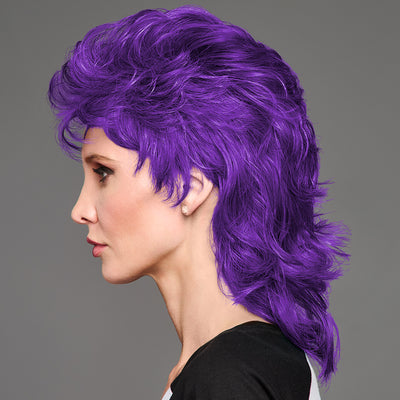 SPIRIT WEAR MVP MULLET WIG IN COLOR PURPLE 268