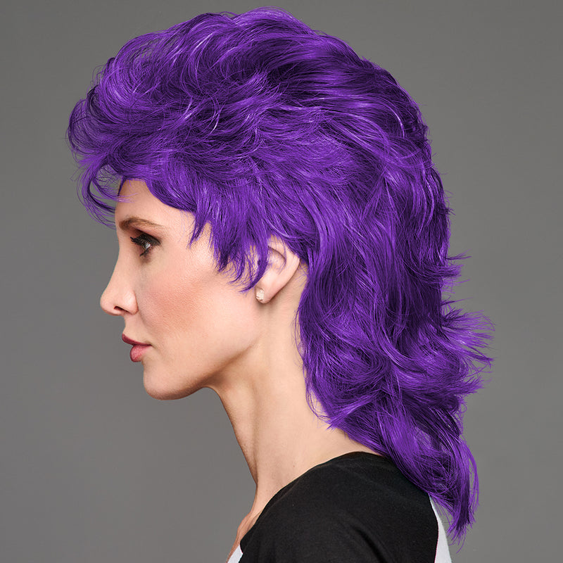 SPIRIT WEAR MVP MULLET WIG IN COLOR PURPLE 268