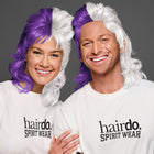 SPIRIT WEAR MVP MULLET WIG IN COLOR PURPLE 268 & WHITE