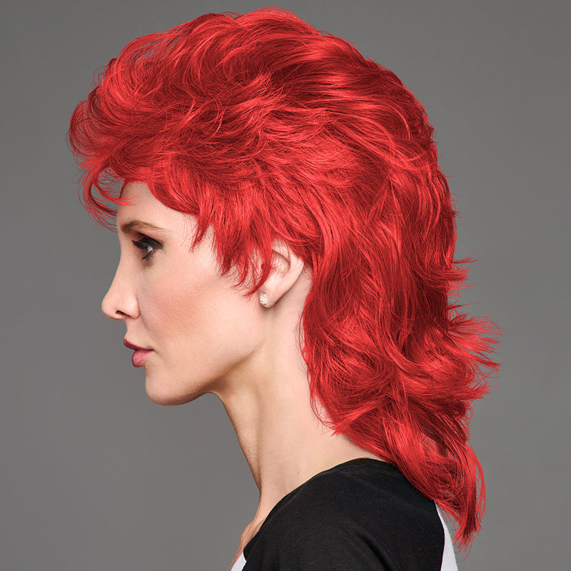 SPIRIT WEAR MVP MULLET WIG IN COLOR RED 185