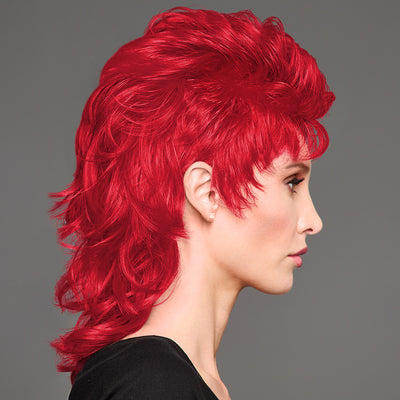 SPIRIT WEAR MVP MULLET WIG IN COLOR RED 187