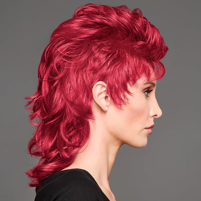 SPIRIT WEAR MVP MULLET WIG IN COLOR RED 7427