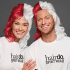 SPIRIT WEAR MVP MULLET WIG IN COLOR RED 200 & WHITE