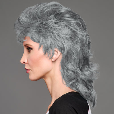 SPIRIT WEAR MVP MULLET WIG IN COLOR SILVER 422