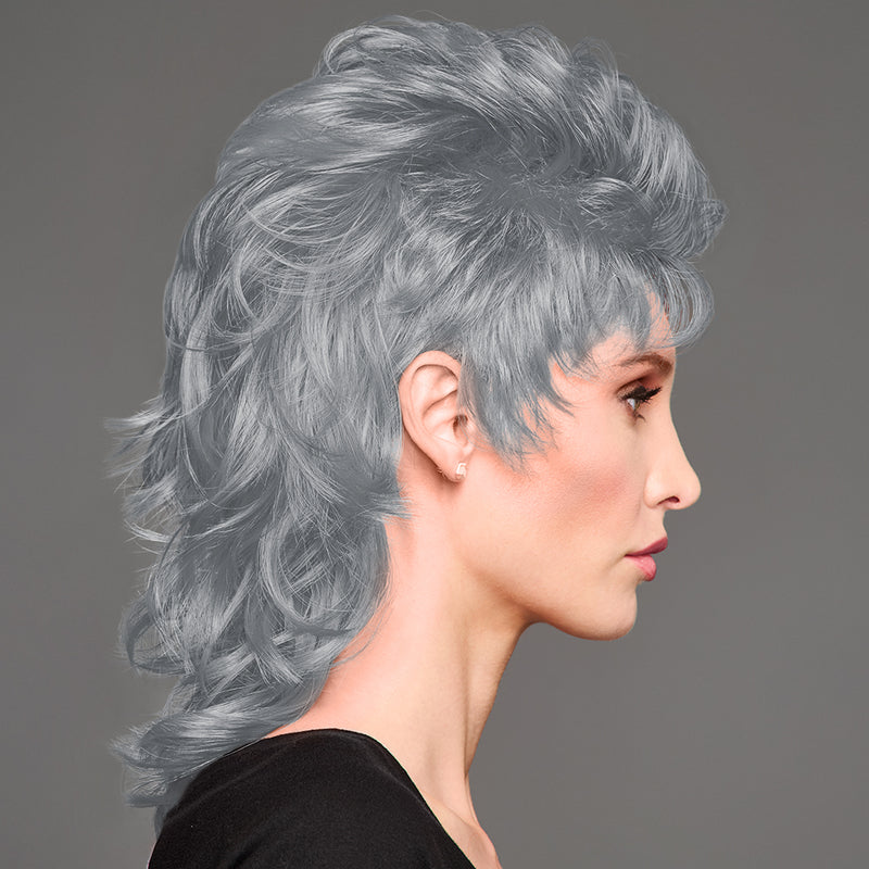 SPIRIT WEAR MVP MULLET WIG IN COLOR SILVER 877