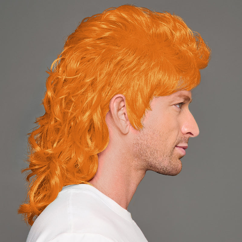 SPIRIT WEAR MVP MULLET WIG IN COLOR ORANGE 151