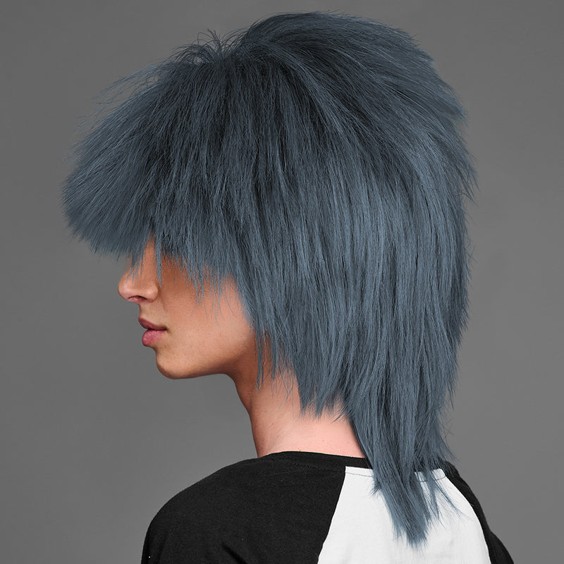 SPIRIT WEAR SPIKY SPIRIT WIG IN COLOR GRAY 431