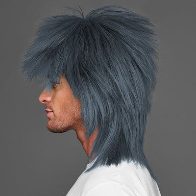 SPIRIT WEAR SPIKY SPIRIT WIG IN COLOR GRAY 431