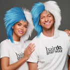 SPIRIT WEAR SPIKY SPIRIT WIG IN COLOR BLUE 542 & WHITE