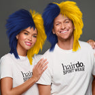 SPIRIT WEAR SPIKY SPIRIT WIG IN COLOR BLUE 282 & GOLD 1235