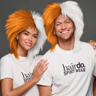 SPIRIT WEAR SPIKY SPIRIT WIG IN COLOR ORANGE 151 & WHITE