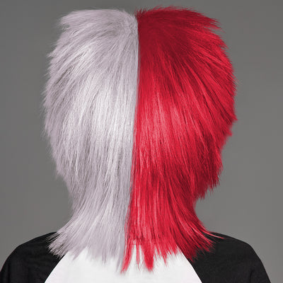 SPIRIT WEAR SPIKY SPIRIT WIG IN COLOR RED 201 & CREAM 663