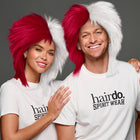 SPIRIT WEAR SPIKY SPIRIT WIG IN COLOR RED 201 & WHITE