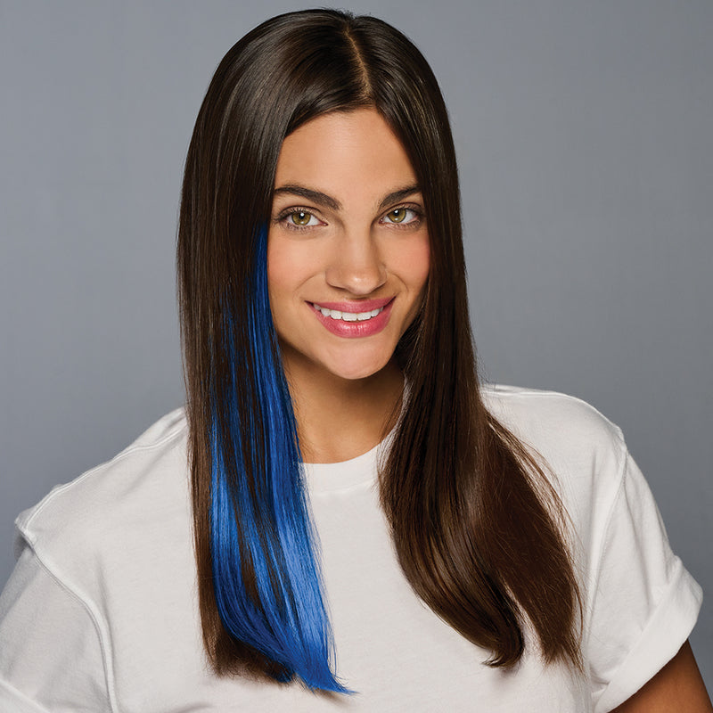 SPIRIT WEAR CLIP-IN COLOR HAIR EXTENSION IN COLOR BLUE 286