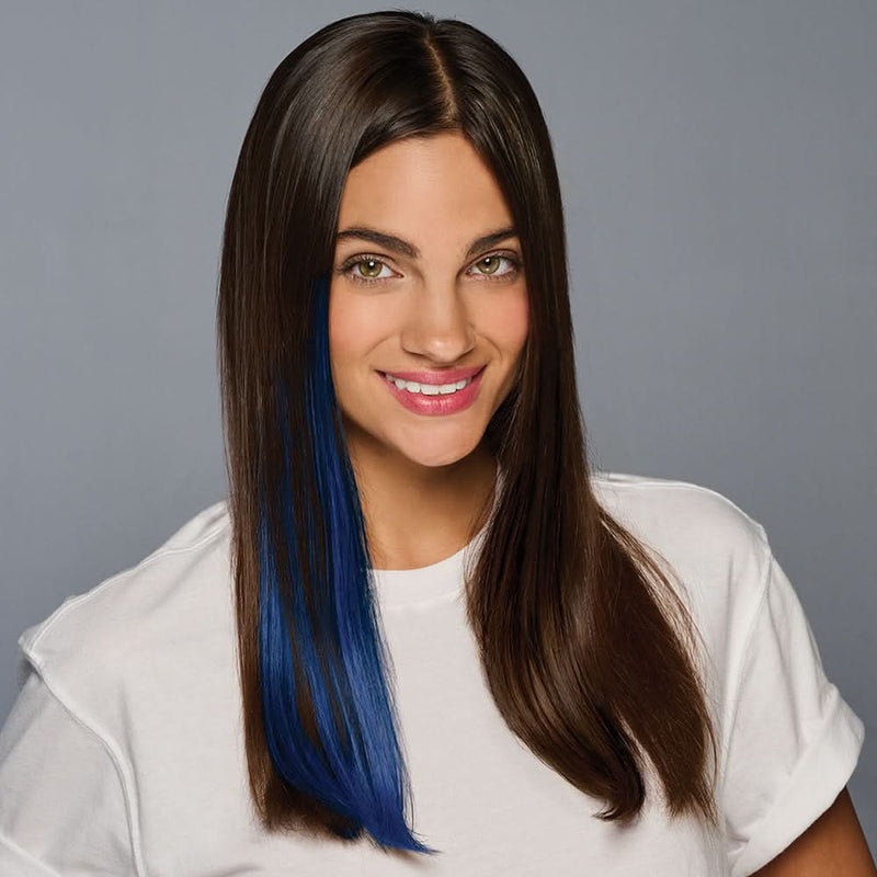 SPIRIT WEAR CLIP-IN COLOR HAIR EXTENSION IN COLOR BLUE 295