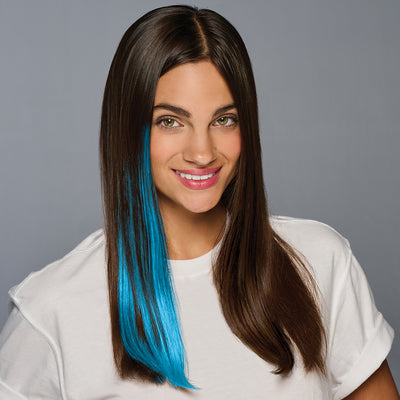 SPIRIT WEAR CLIP-IN COLOR HAIR EXTENSION IN COLOR BLUE 639