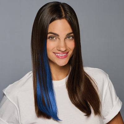SPIRIT WEAR CLIP-IN COLOR HAIR EXTENSION IN COLOR BLUE 661