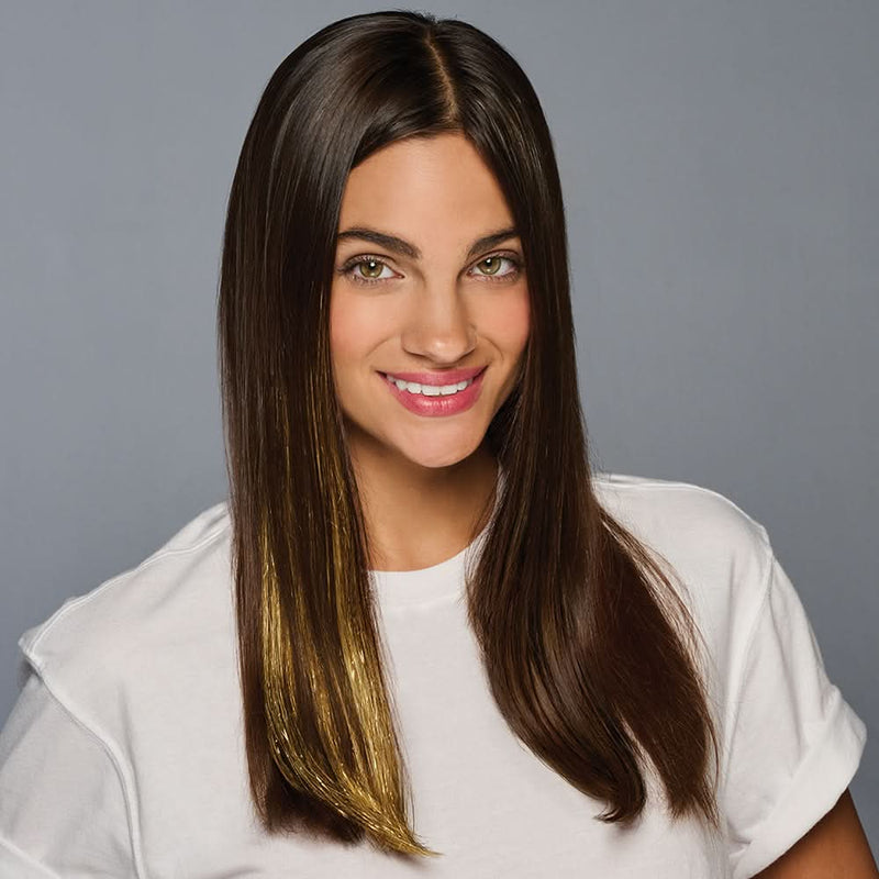 SPIRIT WEAR CLIP-IN COLOR HAIR EXTENSION IN COLOR GOLD SHIMMER