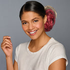 SPIRIT WEAR 2PC HAIR WRAP IN COLOR GARNET 195 & GOLD 7502
