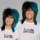 SPIRIT WEAR SPIKY SPIRIT WIG IN COLOR TEAL 3155 & BLACK