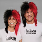SPIRIT WEAR MVP MULLET WIG IN COLOR RED 187 & BLACK