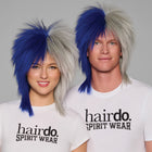 SPIRIT WEAR SPIKY SPIRIT WIG IN COLOR REFLEX BLUE & GRAY 429